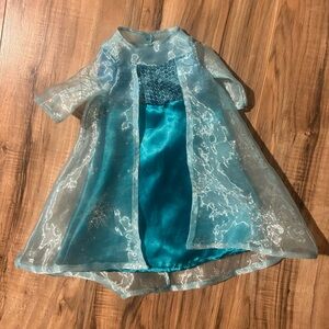 Handmade Elsa inspired dress for doll